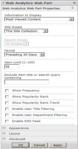web part properties tool